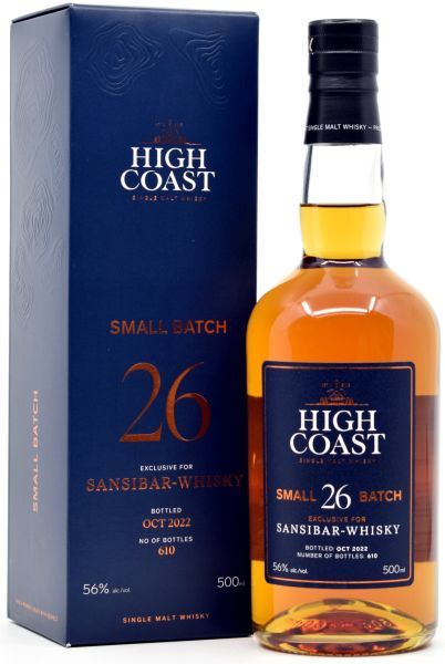 High Coast Small Batch #26 exclusive for germany 56% vol.