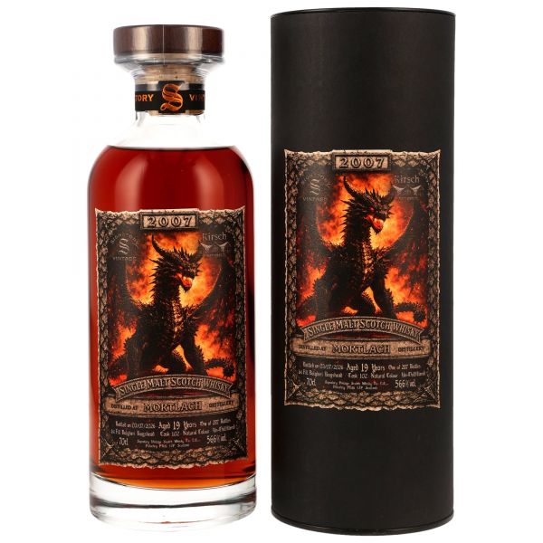 Mortlach 19 Jahre 2007/2026 1st Fill Bolgheri Cask #102 Signatory Vintage Dragons 56,6% vol.