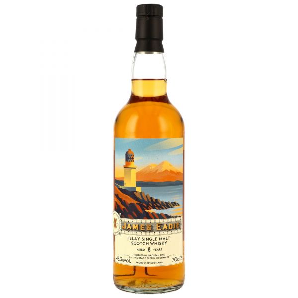 Islay Single Malt (Caol Ila) 8 Jahre Palo Cortado Sherry James Eadie 48,3% vol.