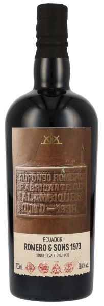 Romero &amp; Sons Ecuador Rum 1973/2023 Single Cask #36 FRC 50,4% vol.