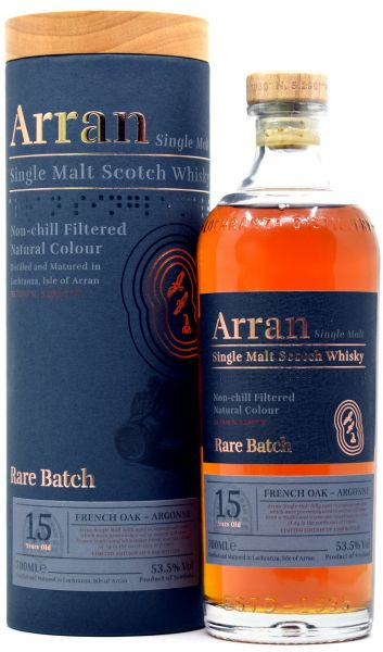 Arran 15 Jahre Rare Batch Argonne French Oak 53,5% vol.