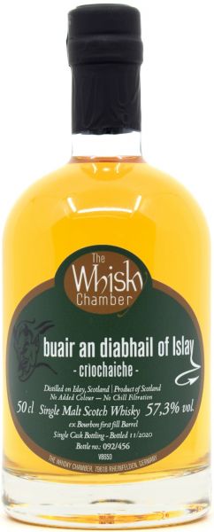 Buair an diabhail of Islay Criochaiche The Whisky Chamber 57,3% vol.