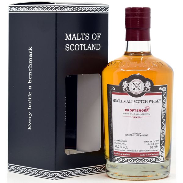 Croftengea 2006/2026 Sherry Cask Malts of Scotland 54,2% vol.