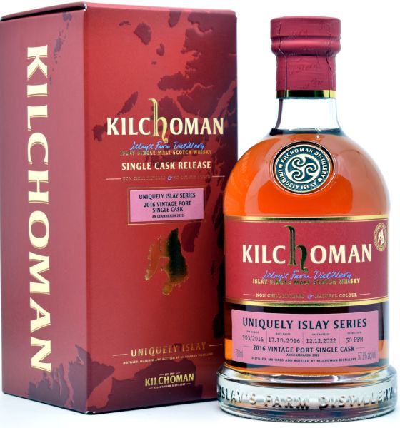 Kilchoman 2016/2022 Port Cask Uniquely Islay An Geamhradh 57,6% vol.