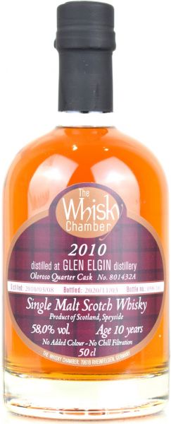 Glen Elgin 10 Jahre 2010/2020 Oloroso Cask The Whisky Chamber 58% vol.