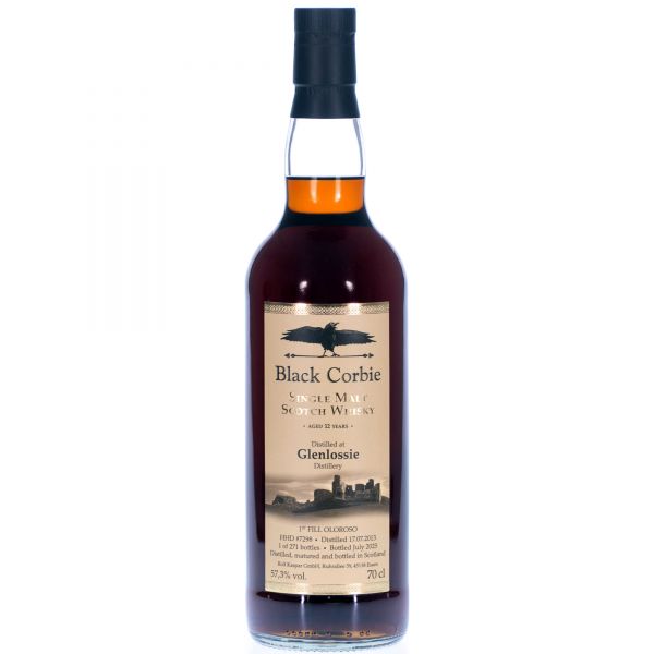 Glenlossie 2012/2025 1st Fill Oloroso Sherry Cask #7298 Black Corbie 57,3% vol.