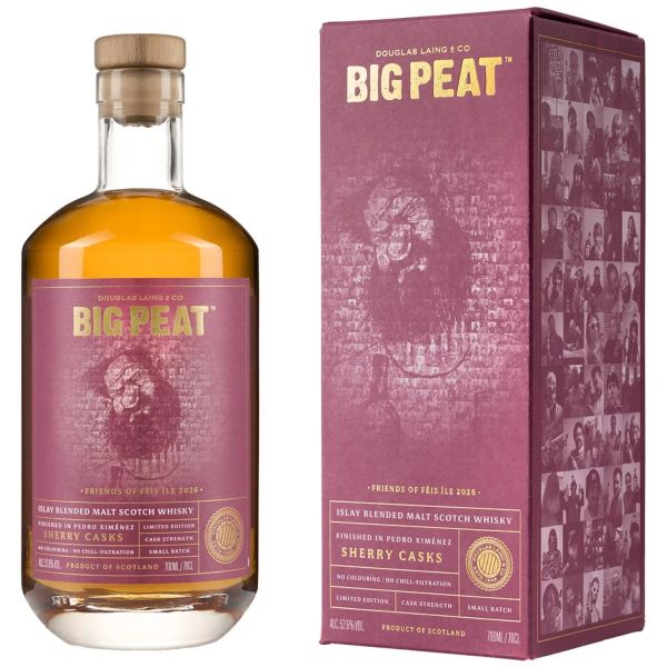 Big Peat Fèis Ìle Edition 2026 Pedro Ximénez Sherry Casks 52,6% vol.