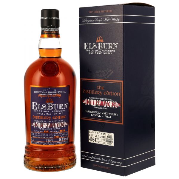 Elsburn The Distillery Edition 2025 Batch #005 Sherry Casks 46% vol.