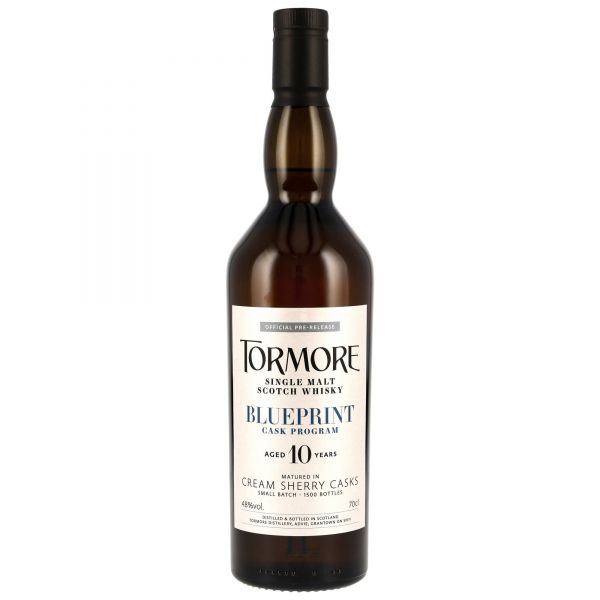 Tormore 10 Jahre Cream Sherry Casks Blueprint Cask Program 48% vol.