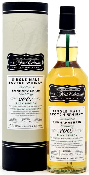 Bunnahabhain 14 Jahre 2007/2022 First Editions 58,3% vol.