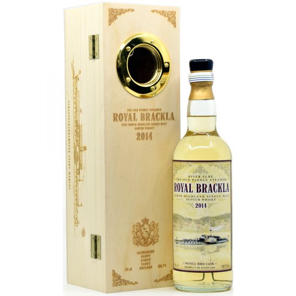 Royal Brackla 2014/2024 Jack Wiebers The Old Paddle Streamer Stadt Wehlen 58,1% vol.