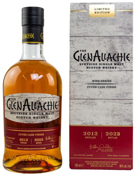 GlenAllachie 10 Jahre 2012/2023 Wine Cask Cuvée 48% vol.