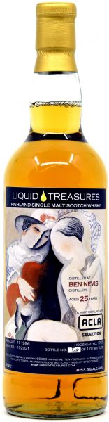Ben Nevis 25 Jahre 1996/2021 Liquid Treasures Acla Joint-Bottling 53,6% vol.