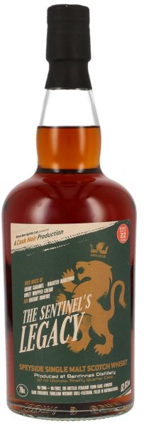 Benrinnes 22 Jahre 2000/2022 1st Fill Oloroso Sherry Cask Noir The Sentinel's Legacy 52,6% vol.