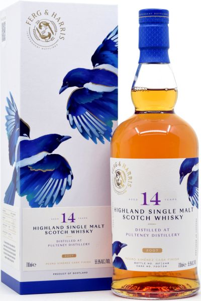 Pulteney 14 Jahre 2007/2022 PX Sherry Cask Ferg & Harris 55,5% vol.