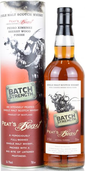 Peat's Beast Batch Strength PX Sherry Finish 54,1% vol.