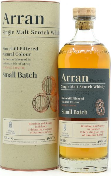 Arran 2015/2023 Small Batch 100 Jahre Kammer-Kirsch 46% vol.