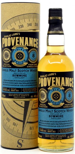 Bowmore 8 Jahre 2015/2023 Provenance Douglas Laing 46% vol.