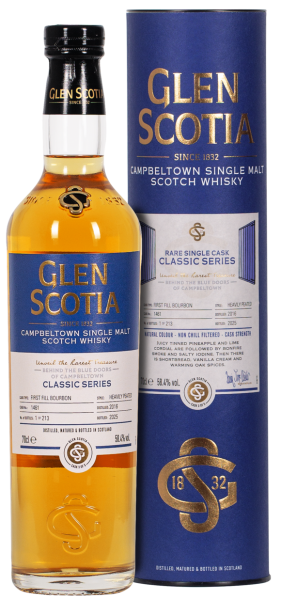 Glen Scotia 2016/2025 Heavily Peated Classic Series Cask 3/5 58,4% vol.