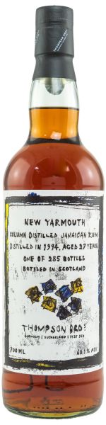 New Yarmouth Rum 27 Jahre 1994/2022 Thompson Bros 60,1% vol.