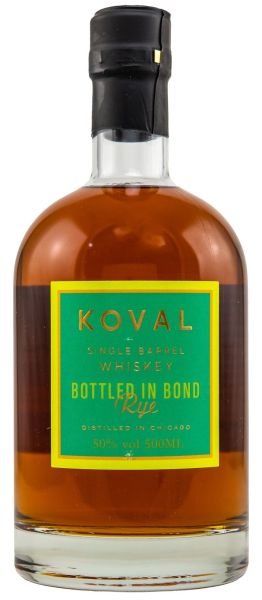 Koval Single Barrel Rye Whiskey Bottled in Bond #WE9X56 50% vol.