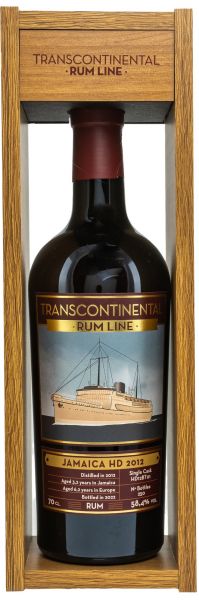 Jamaica (HD Distillery) 9 Jahre 2012/2012 Transcontinental Rum Line Single Cask 58,4% vol.