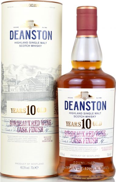 Deanston 10 Jahre Bordeaux Red Wine Cask 46,3% vol.