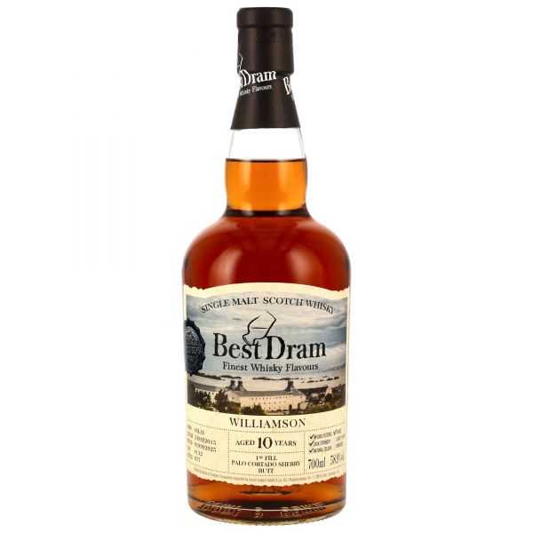 Williamson 10 Jahre 2015/2025 1st Fill Palo Cortado Sherry Cask Best Dram 58,9% vol.