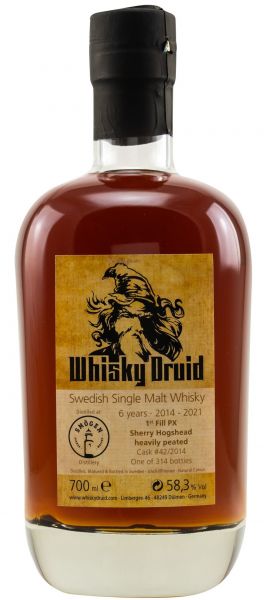 Smögen 2014/2021 Heavily Peated PX Sherry Cask Whisky Druid 58,3% vol.