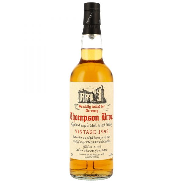 Glen Garioch 27 Jahre 1998/2025 Thompson Bros #4670 53,8% vol.