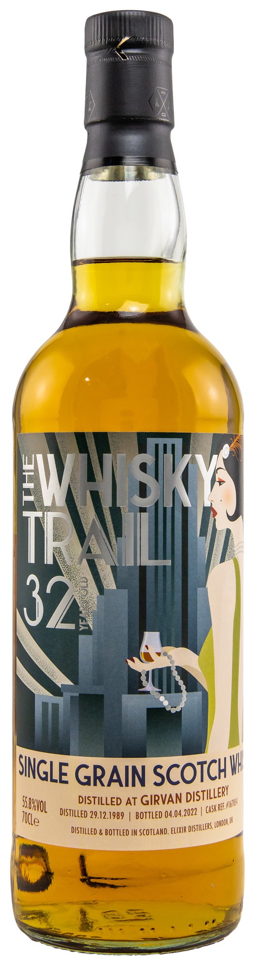 Girvan 32 Jahre 1989/2022 Elixir Distillers The Whisky Trail Series 55