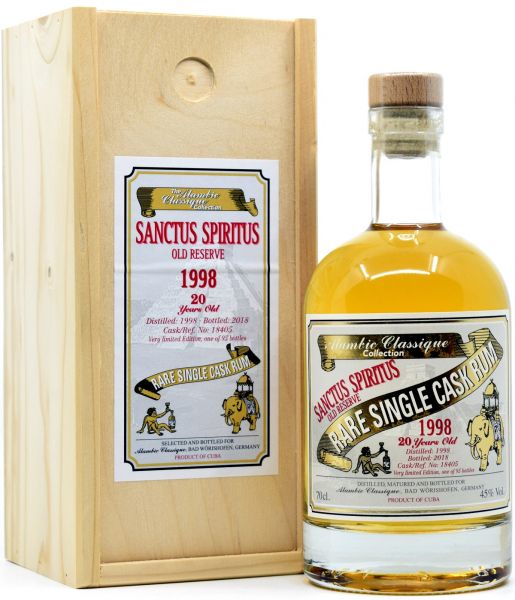 Sanctus Spiritus 20 Jahre 1998/2018 Single Cask #18405 Alambic Classique  45% vol. - hier kaufen!