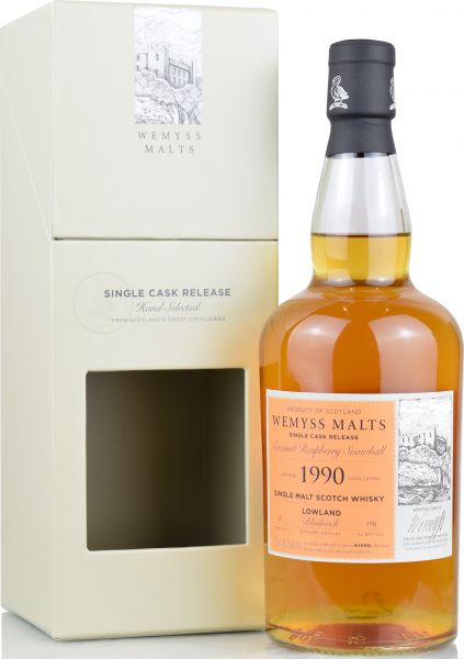 Bladnoch 29 Jahre 1990/2020 Wemyss Coconut Raspberry Snowball