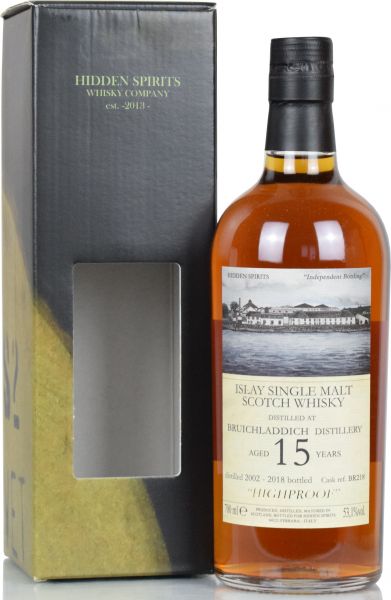 Bruichladdich 15 Jahre 2002/2018 Sherry Cask Hidden Spirits 53,1% vol.