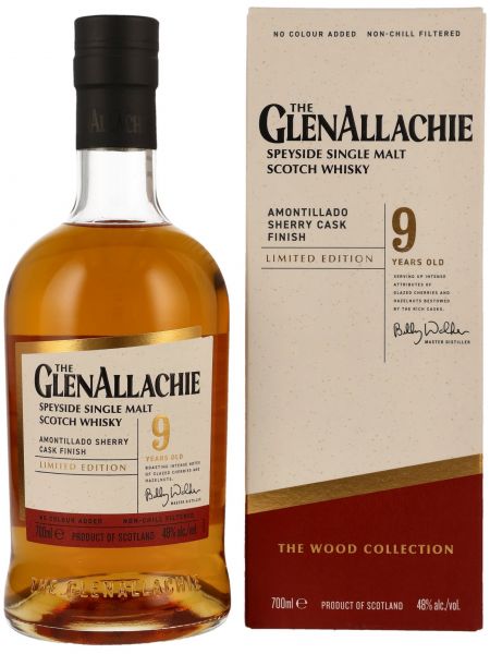 Glenallachie 9 Jahre Amontillado Sherry Cask The Wood Collection 48,0% vol.