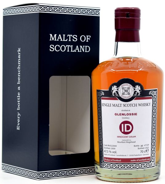 Glenlossie 2009/2022 Malts of Scotland ID Serie 47,5% vol.