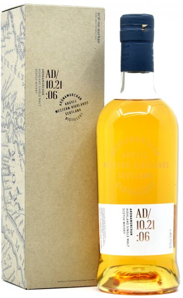 Ardnamurchan Single Malt Batch AD/10.21:06 46,8% vol.