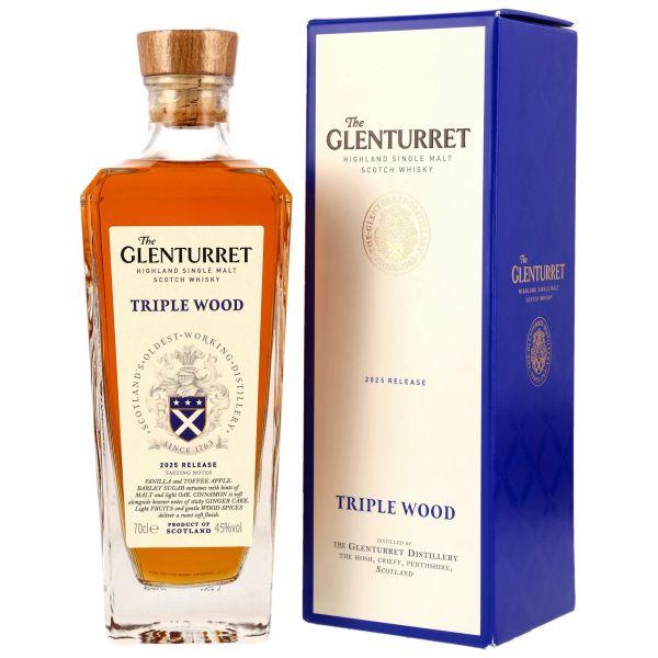 Glenturret Triple Wood Release 2025 45% vol.