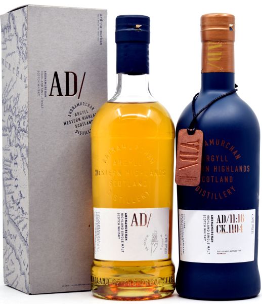 Ardnamurchan SET - Single Cask AD/11:16 CK.1104 59,9% vol. + AD/10.22:04