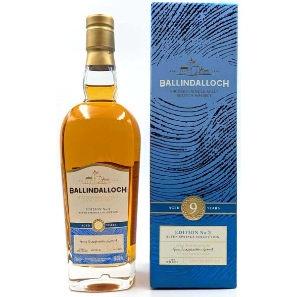 Ballindalloch 9 Jahre Edition No. 3 Seven Springs Collection 60,3% vol.
