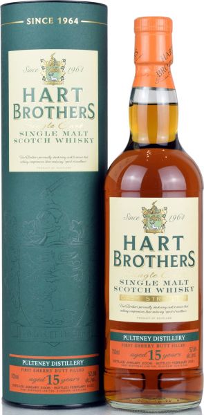 Pulteney 15 Jahre 2006/2021 1st Fill Sherry Butt Hart Brothers 52,6% vol.
