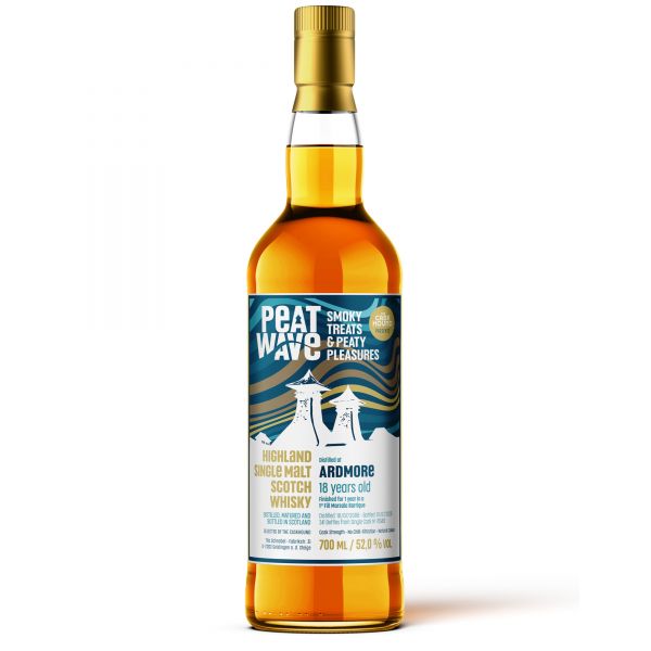 Ardmore 18 Jahre 2008/2026 1st Fill Marsala The Caskhound Peatwave 52% vol.