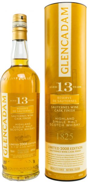 Glencadam 13 Jahre Réserve de Sauternes 46% vol.
