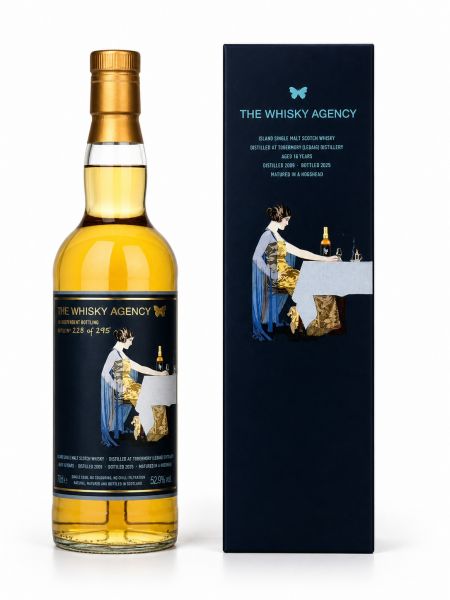 Ledaig 16 Jahre 2009/2025 The Whisky Agency 52,9% vol.