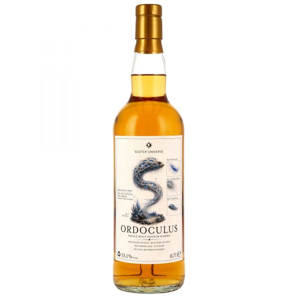 ORDOCULUS 13 Jahre 2012/2026 1st Fill Bourbon Barrel Scotch Universe 53,1% vol.