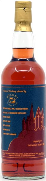 Inchgower 2010/2025 Tawny Port Cask The Whisky Agency Jointbottling Café Meloni 49,3% vol.