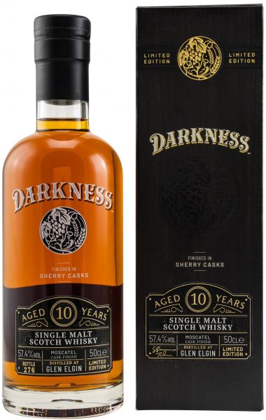 Glen Elgin 10 Jahre Moscatel Cask Finish Darkness! 57,4% vol.
