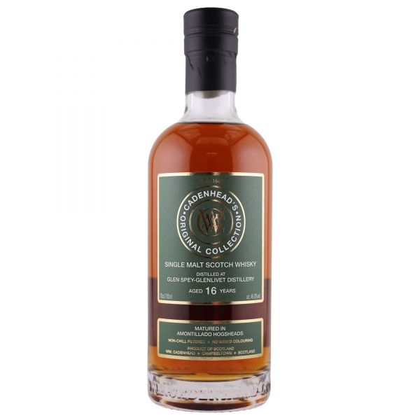 Glen Spey 16 Jahre 2009/2026 Amontillado Cask Cadenhead's Original Collection 46% vol.