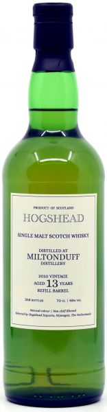 Miltonduff 13 Jahre 2010/2023 Hogshead Imports 48% vol.
