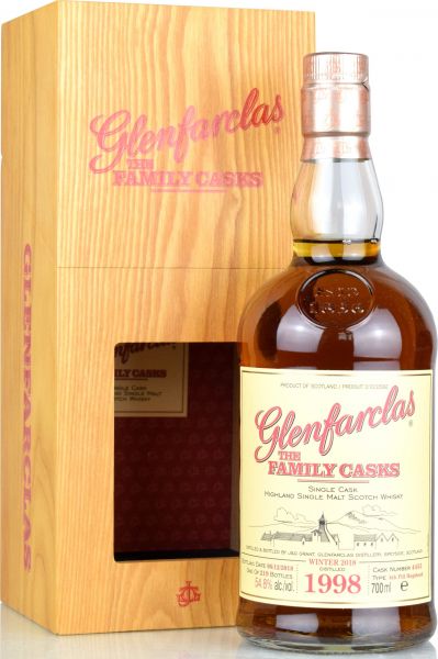 Glenfarclas 20 Jahre 1998/2018 Family Casks W18 #4455 54,8% vol.